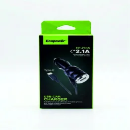 Cargador Ecopower p/ cenicero auto